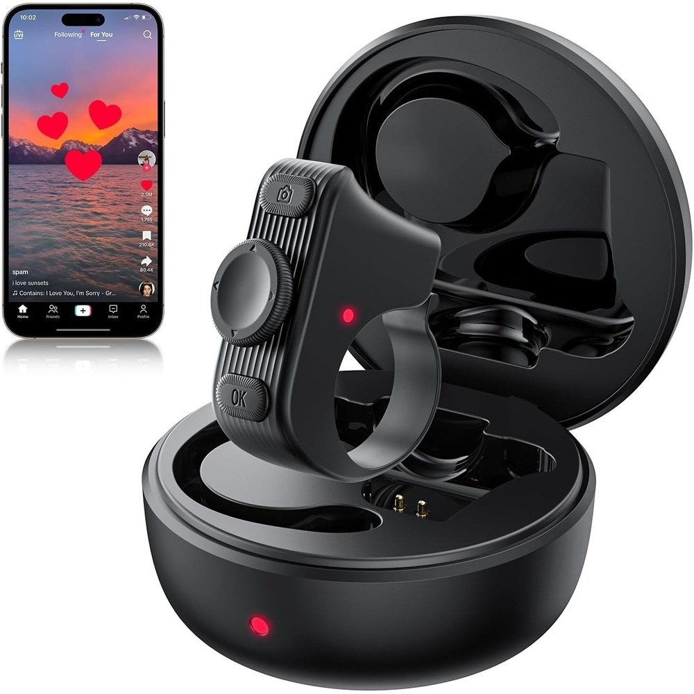 TikTok Scrolling Ring for iPhone/Android/iOS, Page Turner for Kindle App on i...